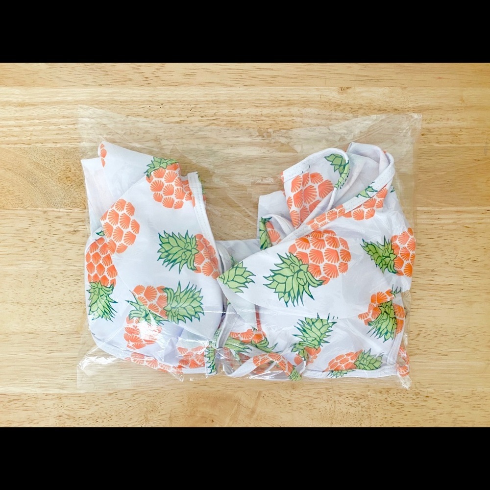 NWT Shein: Size Large Pineapple Cheeky Bikini Set - Picture 14 of 14